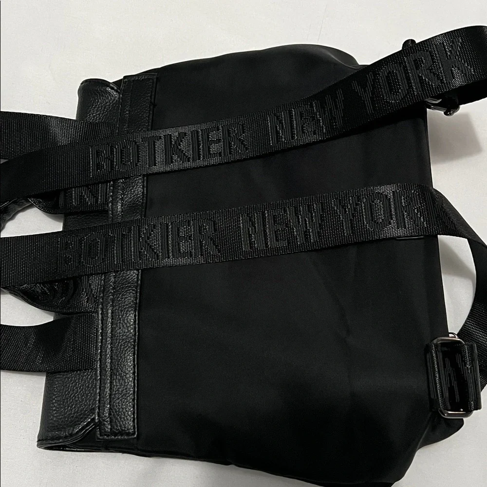 Botkier Black Vinyl Trigger Backpack